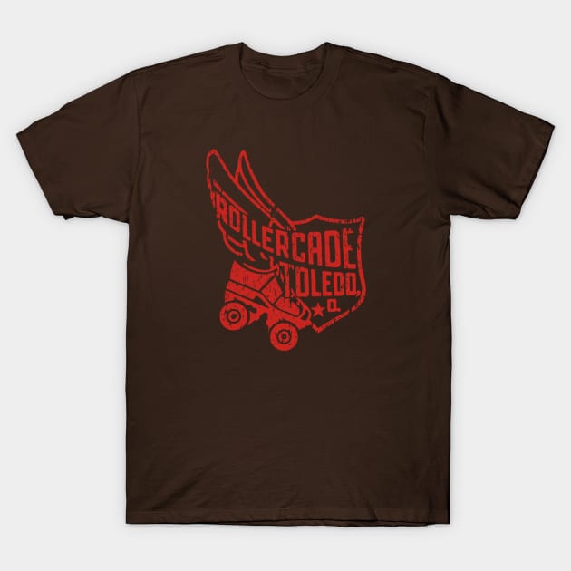 Toledo Ohio Rollercade T-Shirt by retropetrol